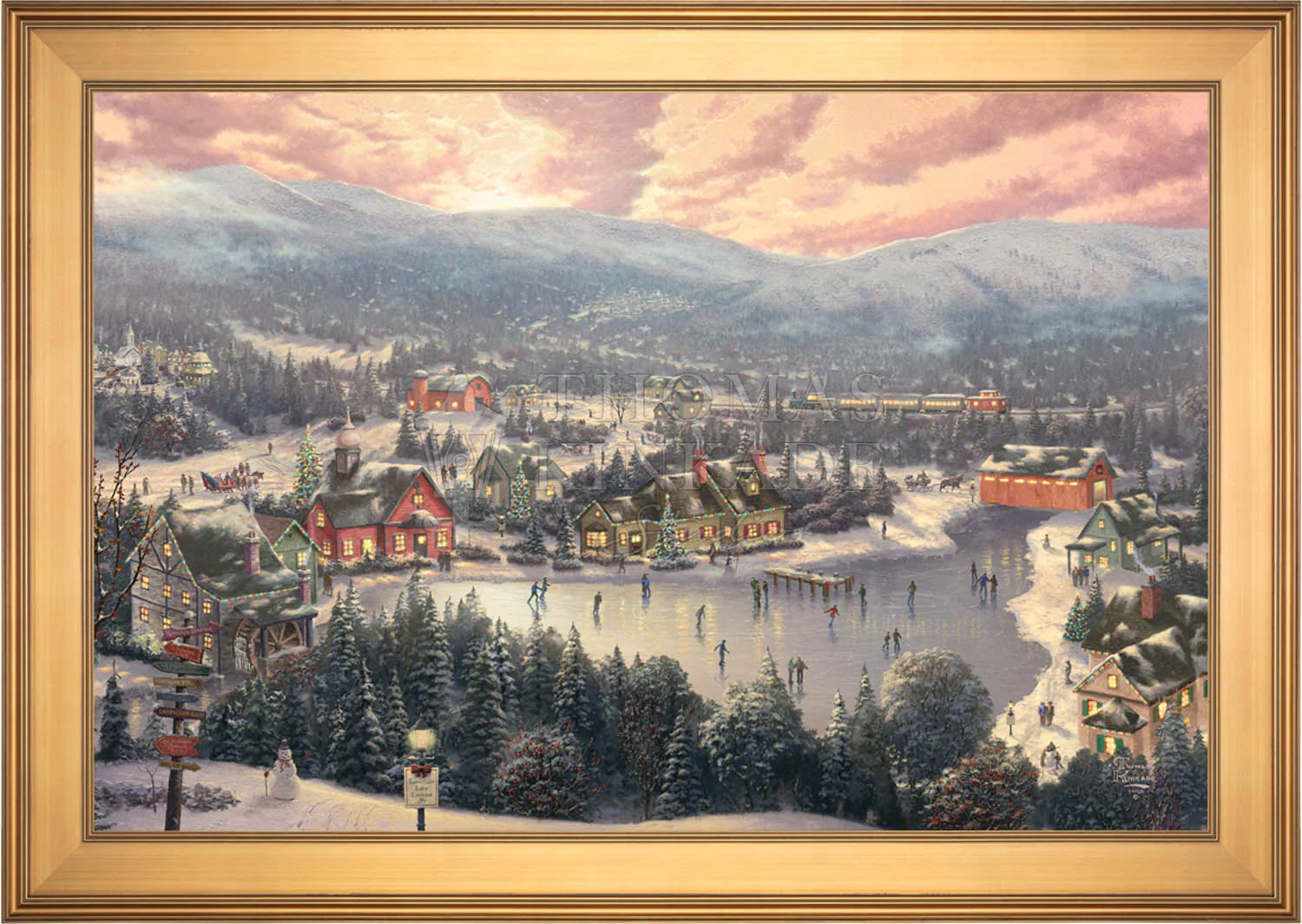 Sunset on Snowflake Lake - Limited Edition Canvas - Image 15