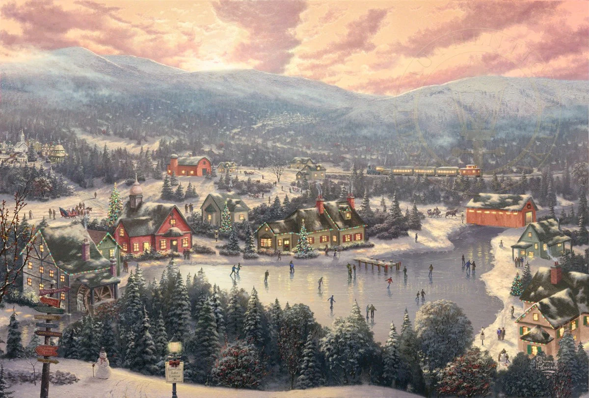 Sunset on Snowflake Lake - Limited Edition Canvas - Image 17