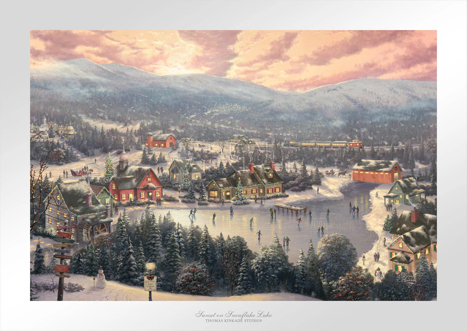 Sunset on Snowflake Lake - Limited Edition Paper - Image 7