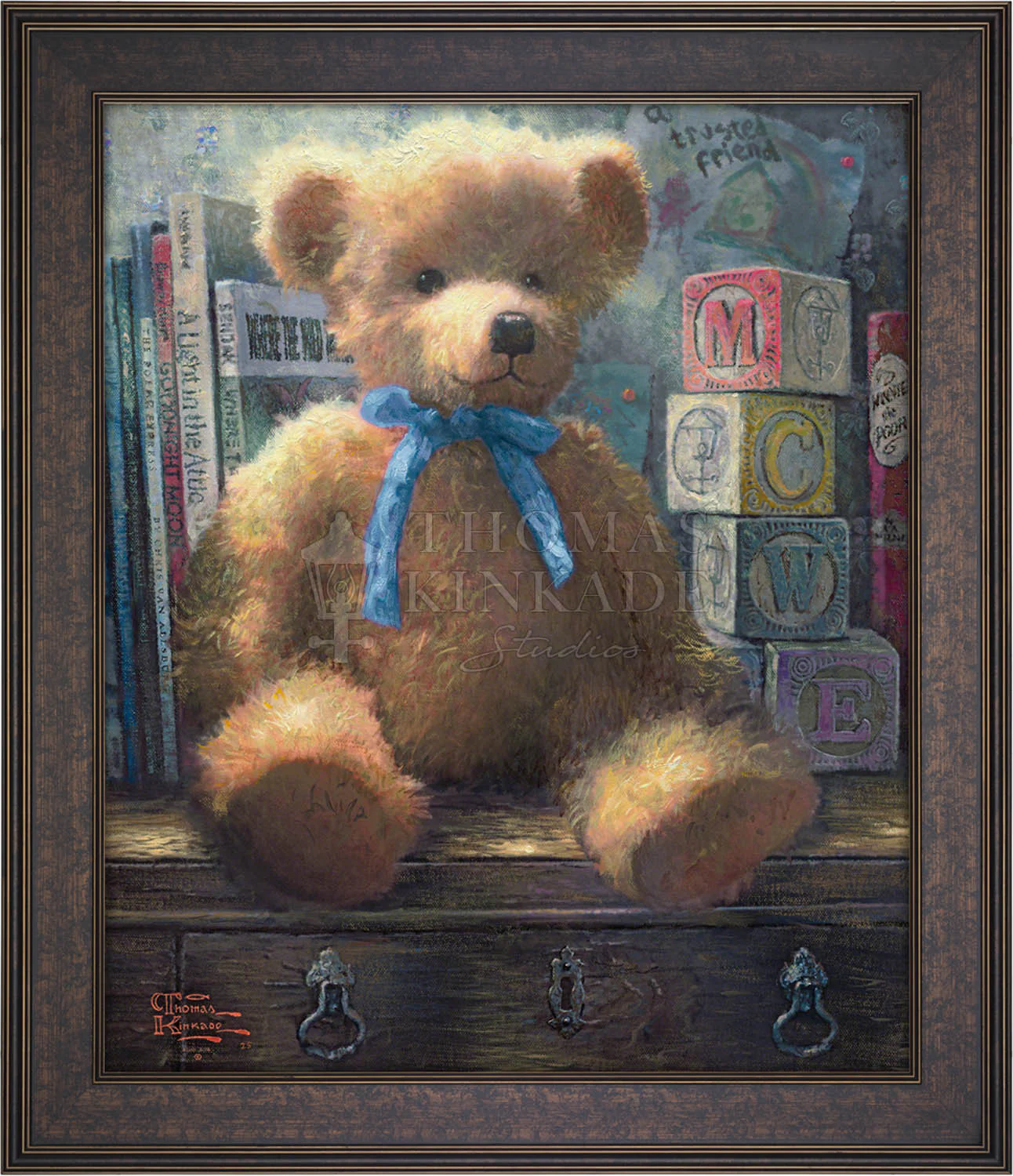 A Trusted Friend, Blue Bell - Limited Edition Canvas - Image 13