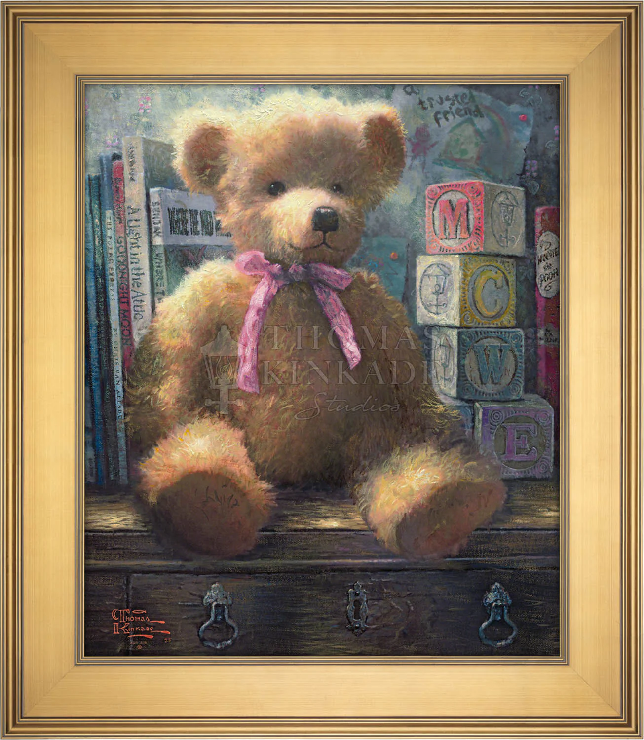 A Trusted Friend, Rose Bud - Limited Edition Canvas - Image 14
