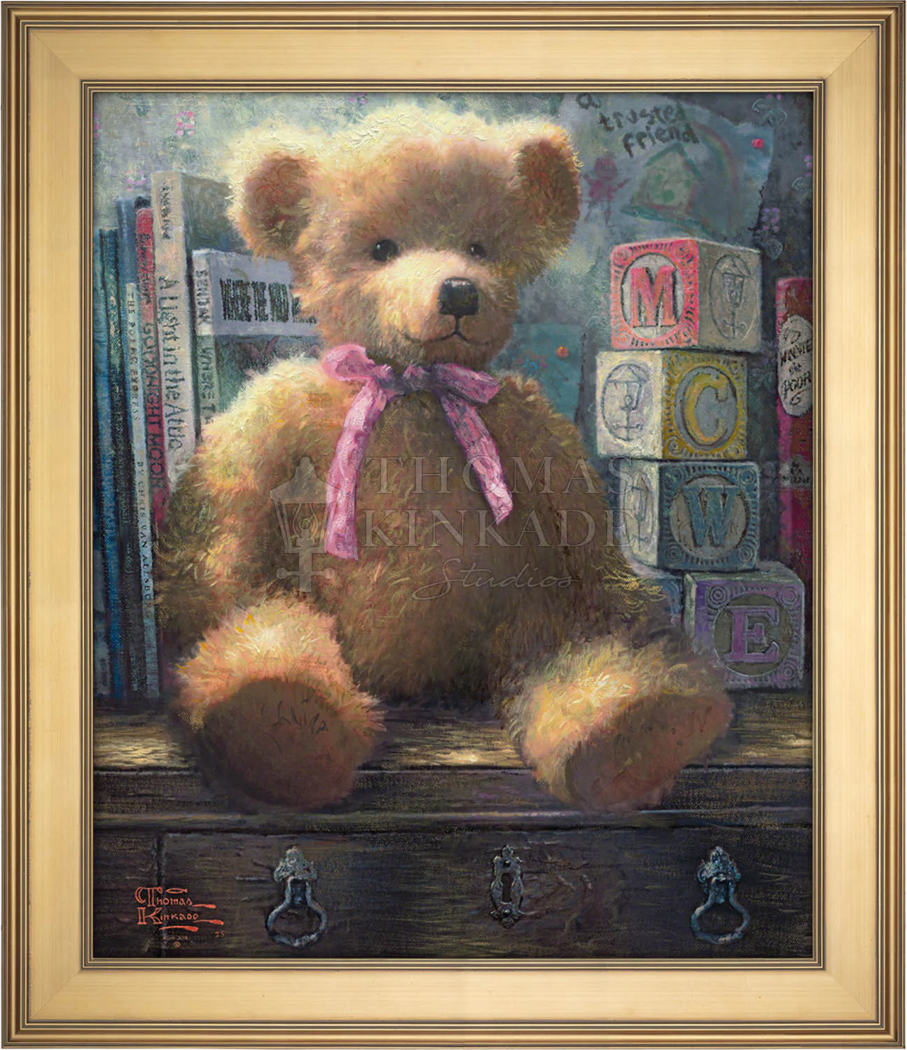 A Trusted Friend, Rose Bud - Limited Edition Canvas - Image 15