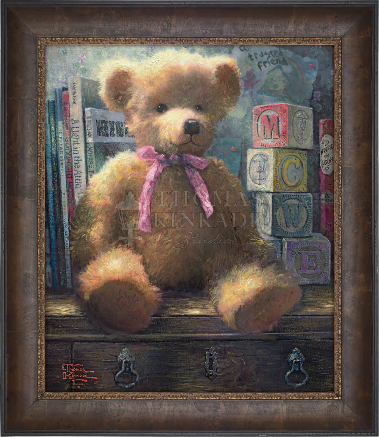 A Trusted Friend, Rose Bud - Limited Edition Canvas - Image 6