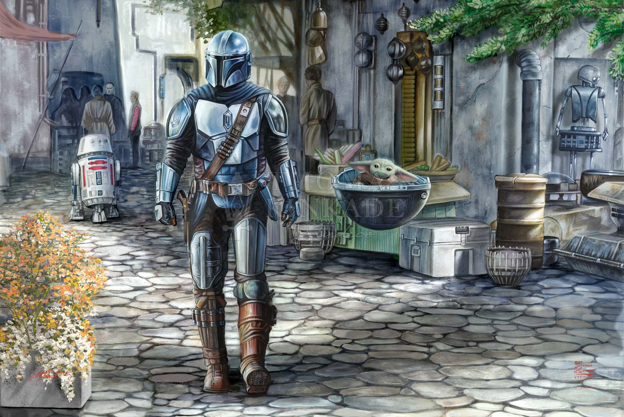 The Mandalorian™ - A Welcome Sight - Limited Edition Canvas - Image 2