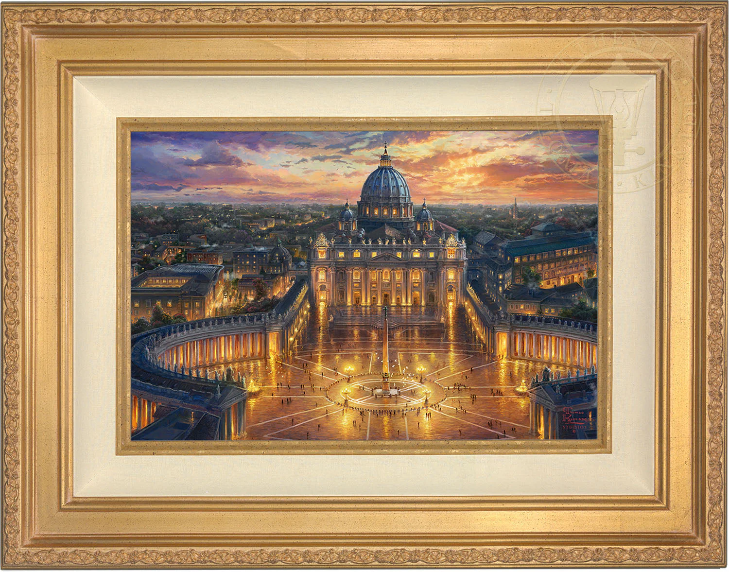 Vatican Sunset - Limited Edition Canvas - Image 2