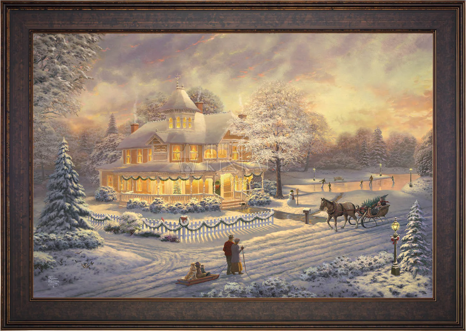 Victorian Christmas Sunset - Limited Edition Canvas - Image 13