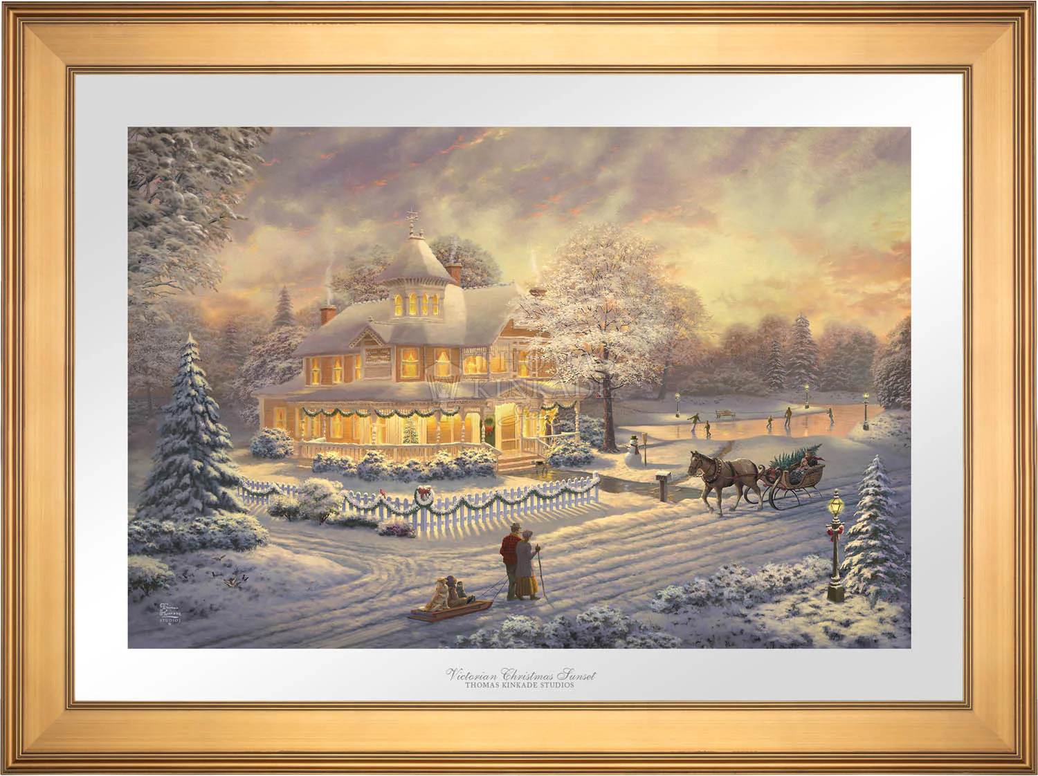 Victorian Christmas Sunset - Limited Edition Paper - Image 3