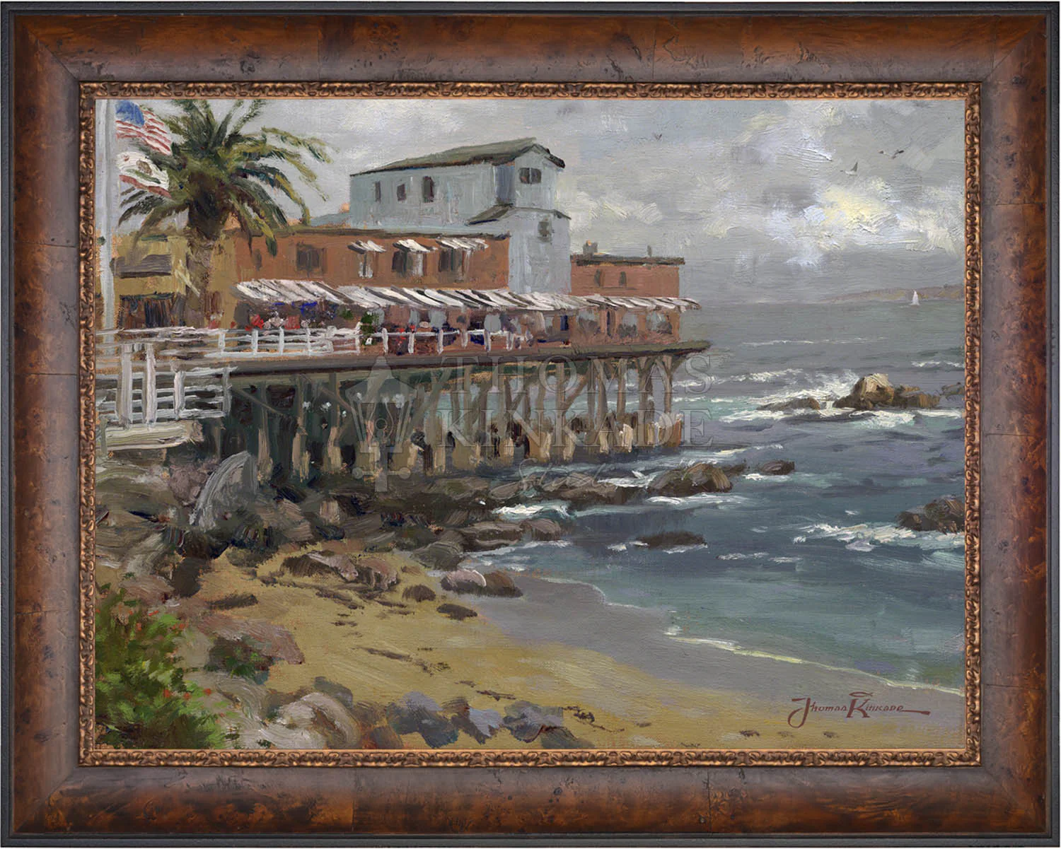 A View from Cannery Row, Monterey - Limited Edition Canvas - Image 6