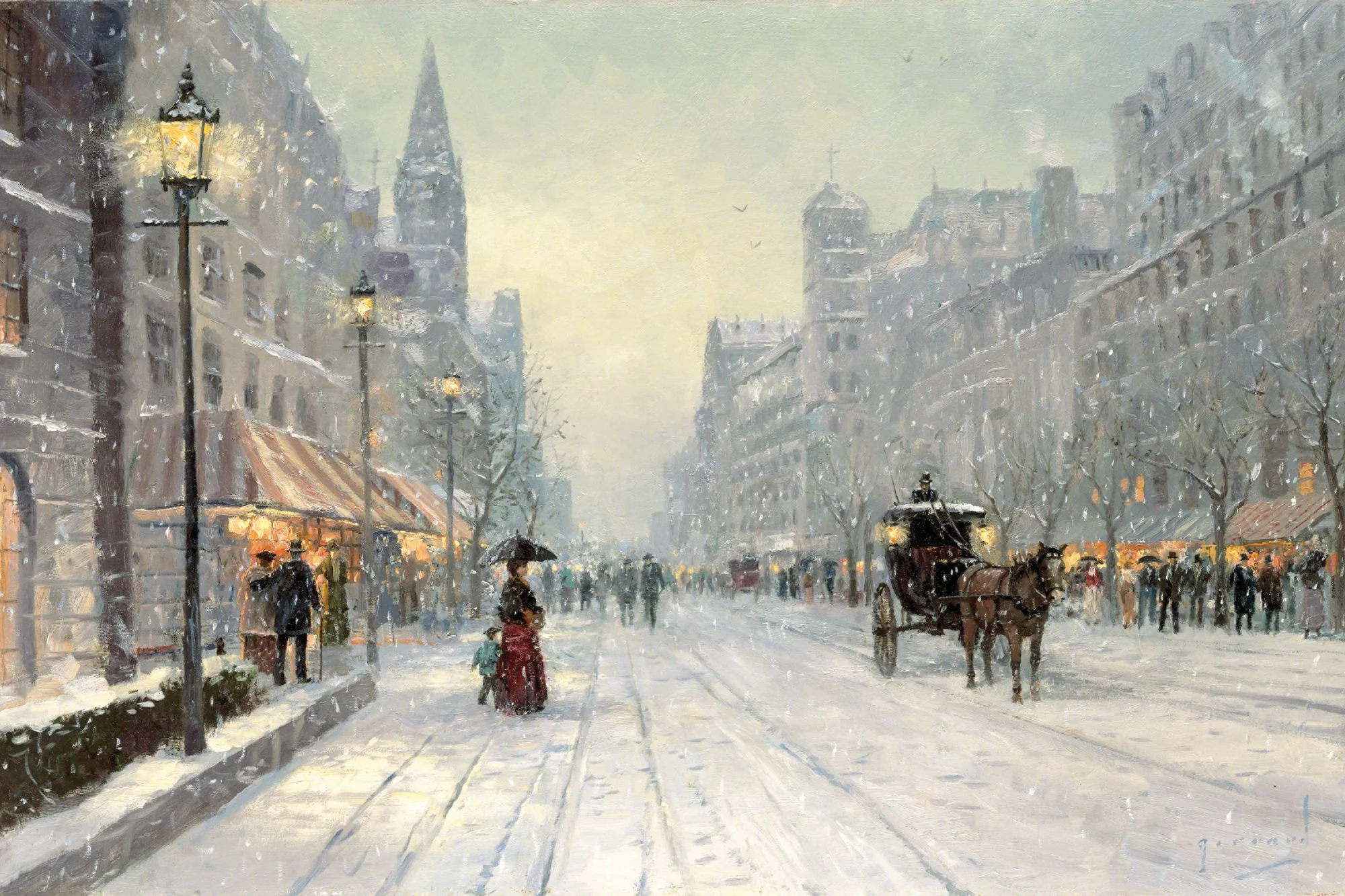 Winter's Dusk - Limited Edition Canvas