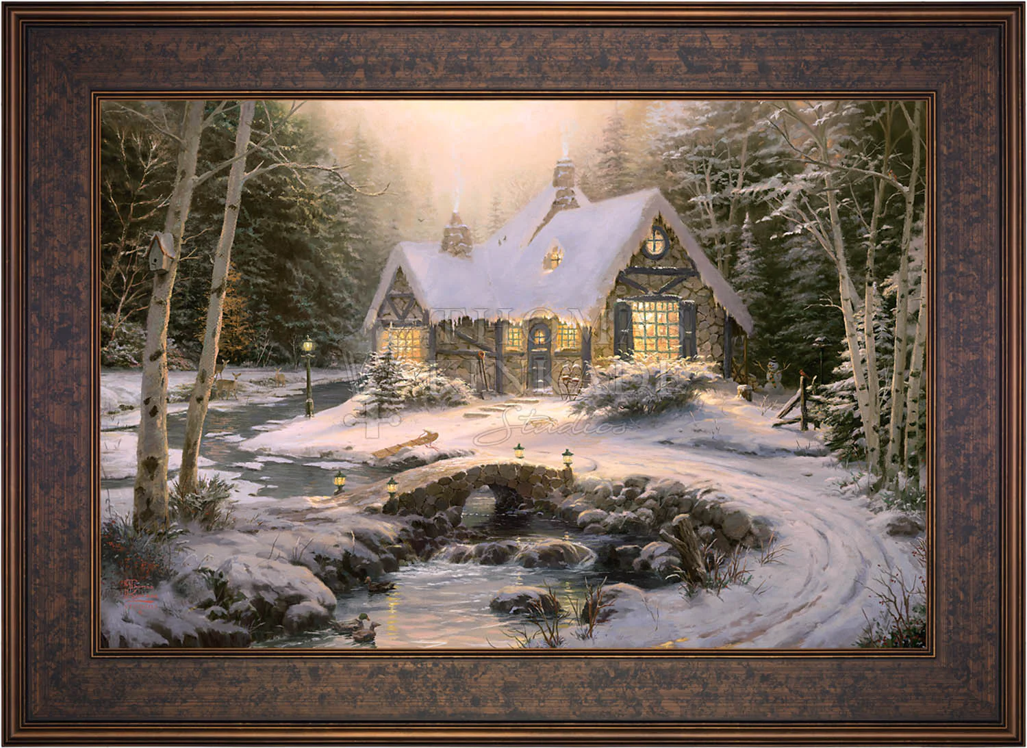 Winter Light Cottage - Limited Edition Canvas - Image 13