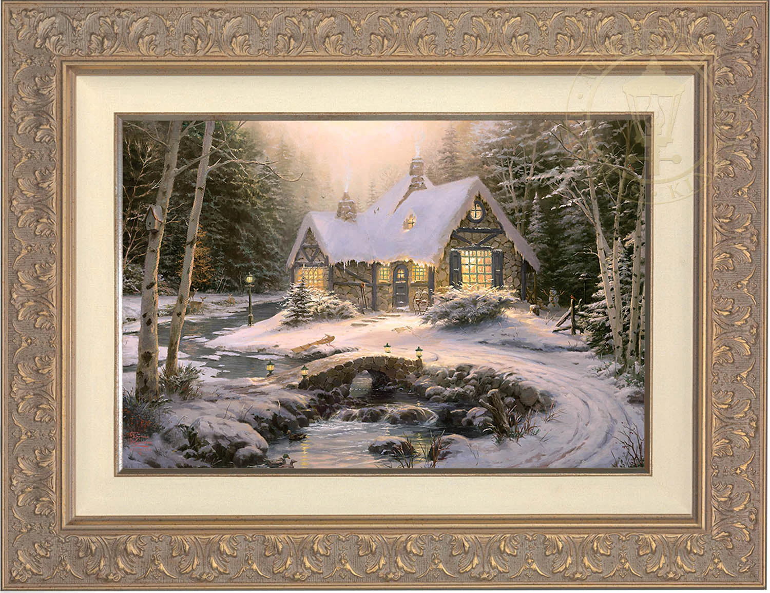 Winter Light Cottage - Limited Edition Canvas - Image 7