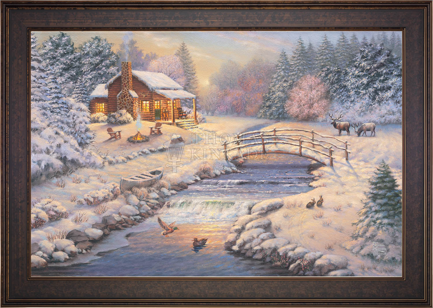 A Winter Retreat - Limited Edition Canvas - Image 13