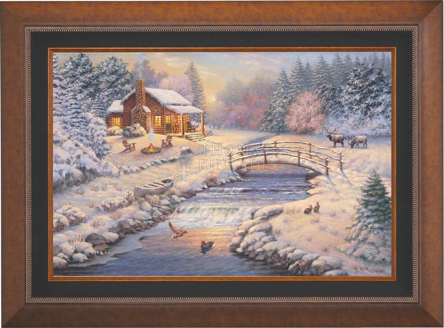 A Winter Retreat - Limited Edition Canvas - Image 3