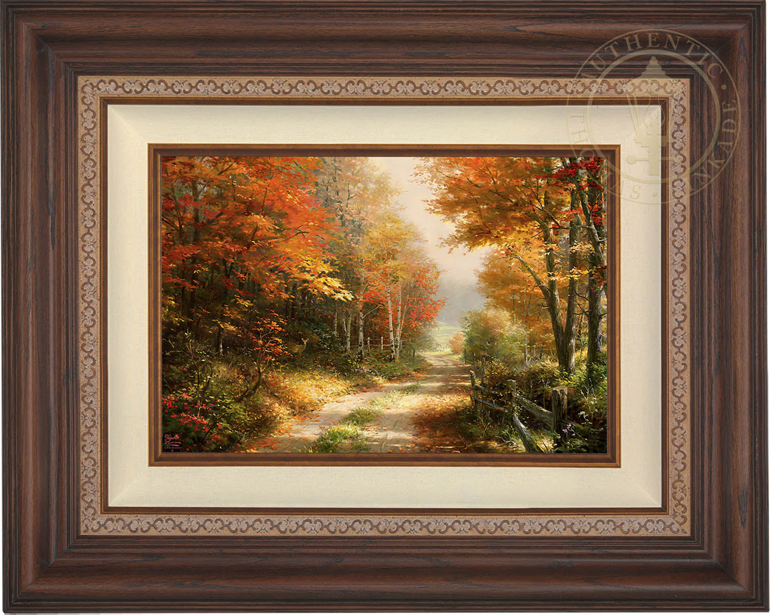 A Walk Down Autumn Lane - Limited Edition Canvas - Image 10