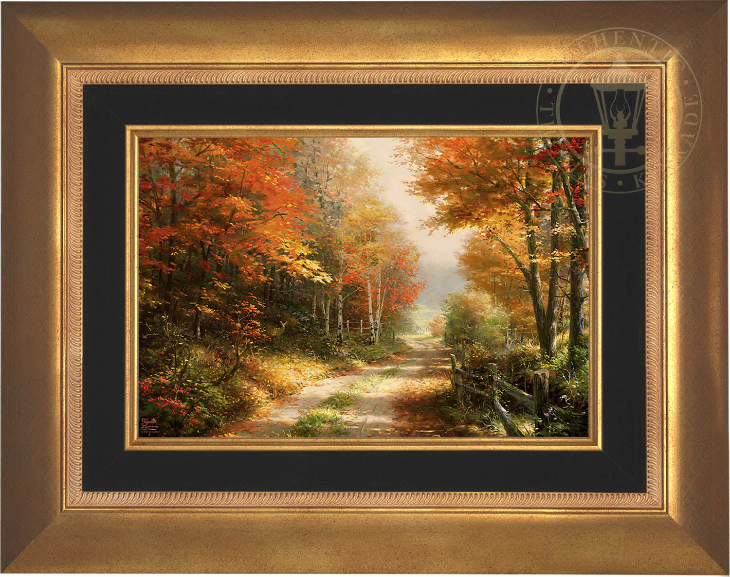 A Walk Down Autumn Lane - Limited Edition Canvas - Image 4