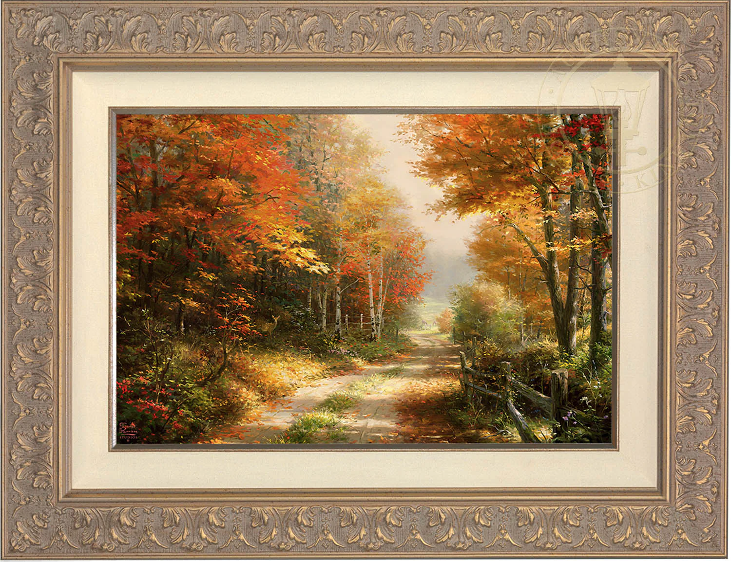 A Walk Down Autumn Lane - Limited Edition Canvas - Image 7