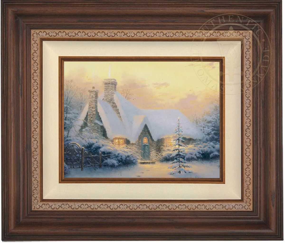 Christmas Tree Cottage - Limited Edition Canvas - Image 10